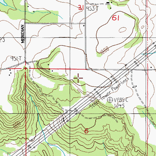 Topographic Map of Jordan Guard Station, OR