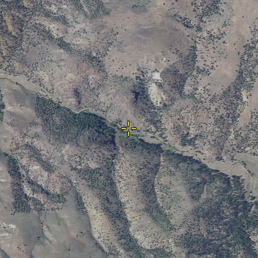 Aerial/Satellite Image of Jordan Spring, OR