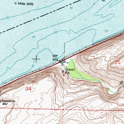 Topographic Map of Juniper Canyon, OR