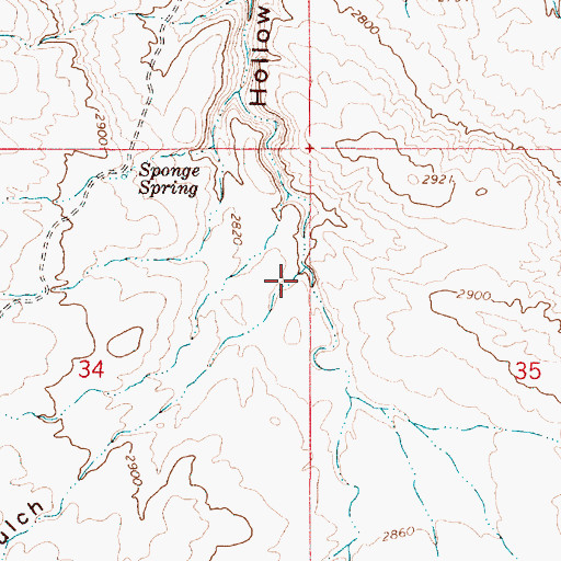 Topographic Map of Kane Spring Gulch, OR