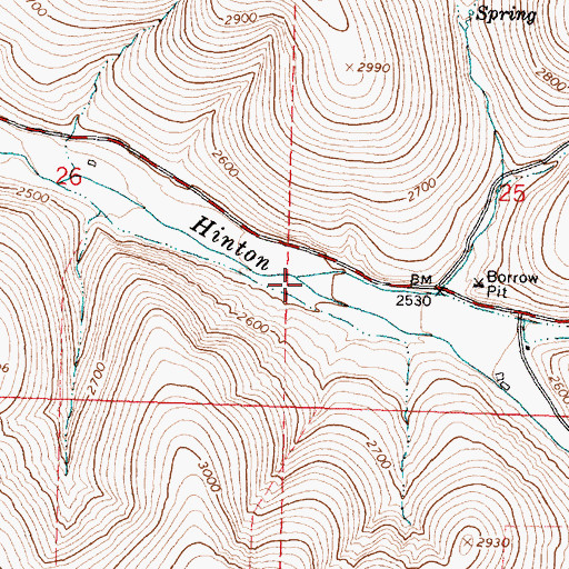 Topographic Map of Kilkenny Fork, OR