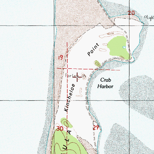 Topographic Map of Kincheloe Point, OR