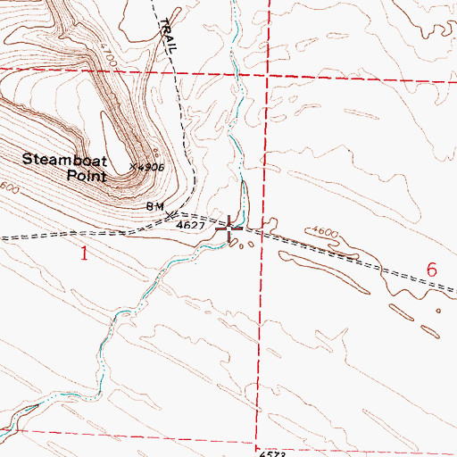 Topographic Map of Kit Canyon, OR
