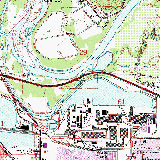 Topographic Map of Kizer Slough, OR