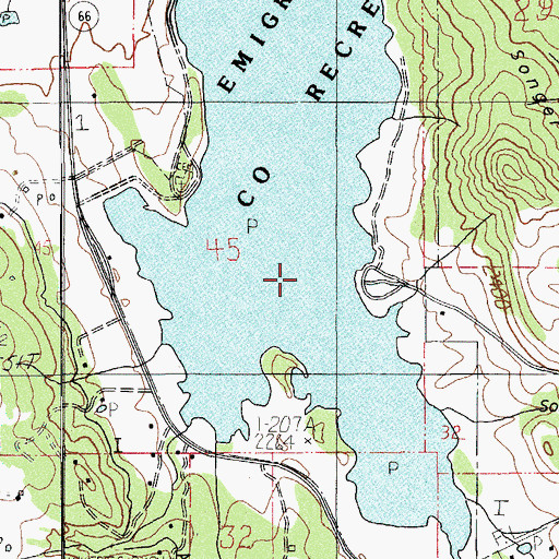 Topographic Map of Klamath Junction (historical), OR