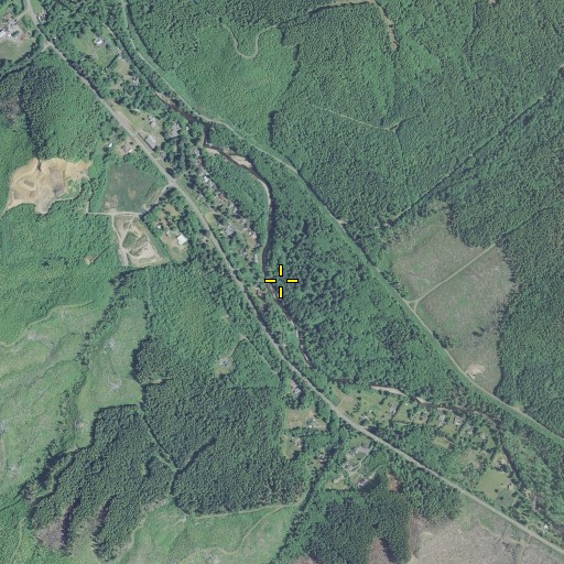 Aerial/Satellite Image of Klootchie Creek, OR