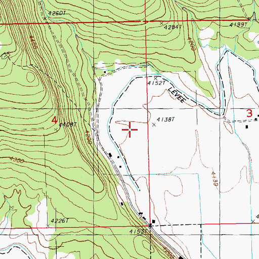 Topographic Map of Langell Valley, OR