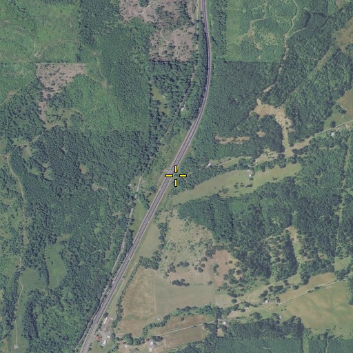 Aerial/Satellite Image of Lees Creek, OR