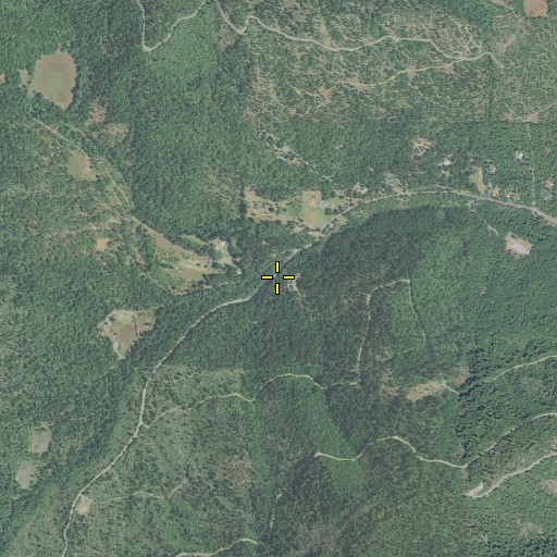Aerial/Satellite Image of Left Fork Fielder Creek, OR