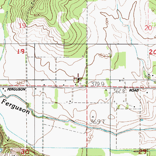 Topographic Map of Liberty School (historical), OR