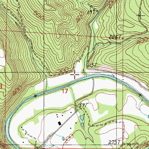 Topographic Map of Little Tom Folley Creek, OR