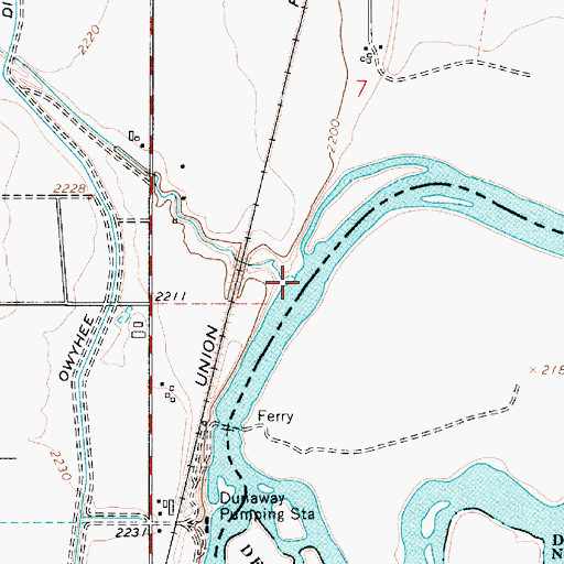 Topographic Map of Locket Gulch, OR