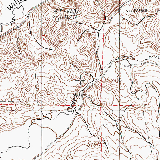 Topographic Map of Lost Valley, OR