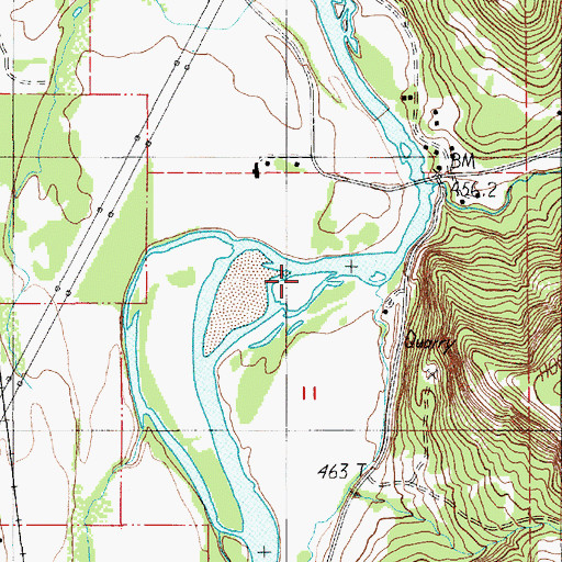 Topographic Map of Lower Pleasant Valley, OR