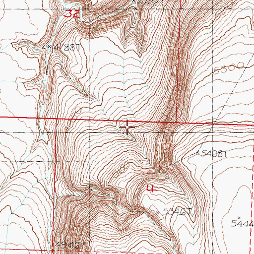 Topographic Map of Macs Draw, OR