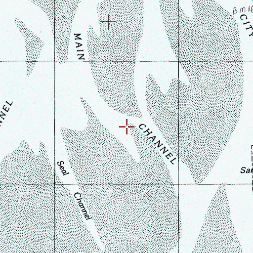 Topographic Map of Main Channel, OR