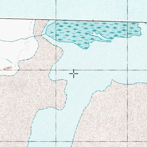 Topographic Map of Malheur National Wildlife Refuge, OR