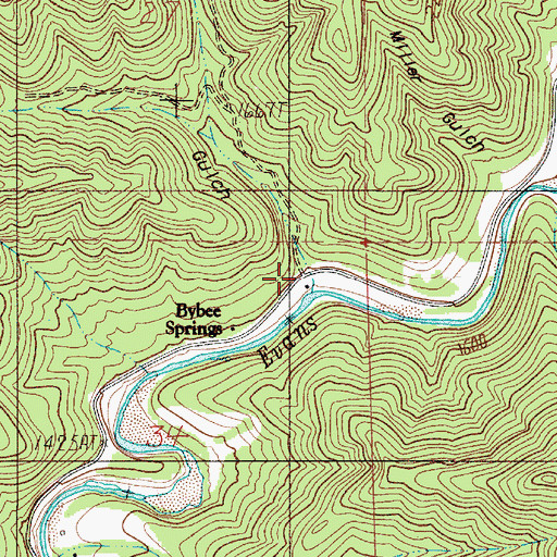 Topographic Map of Maple Gulch, OR