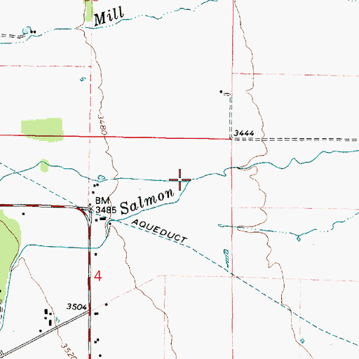 Topographic Map of Marble Creek, OR