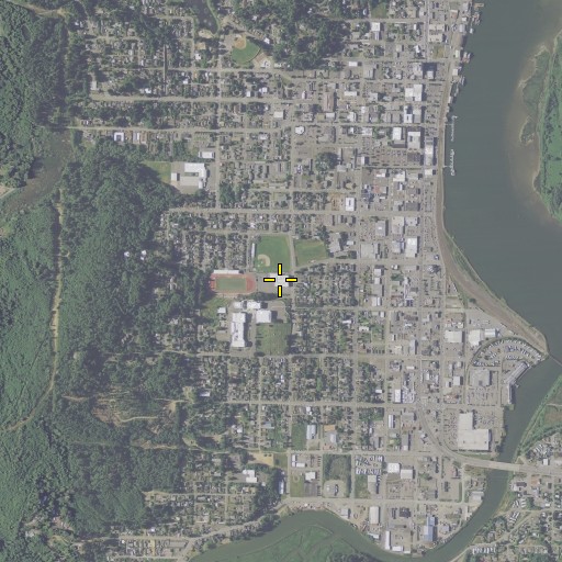 Aerial/Satellite Image of Resource Link Charter School, OR