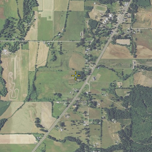 Aerial/Satellite Image of Martindale Cemetery, OR