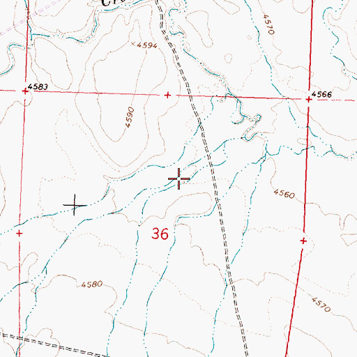 Topographic Map of Mary Ann Draw, OR