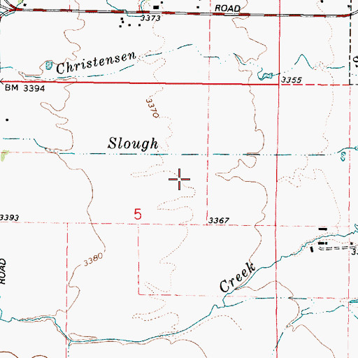 Topographic Map of Maxwell Pond, OR
