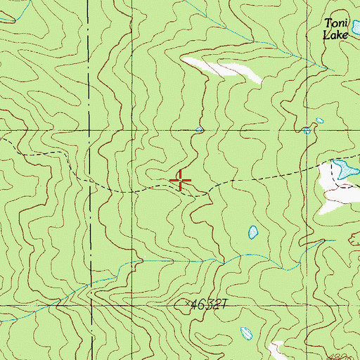 Topographic Map of Maxwell Trail, OR