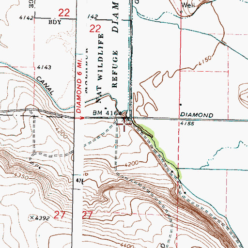 Topographic Map of McCoy Creek, OR