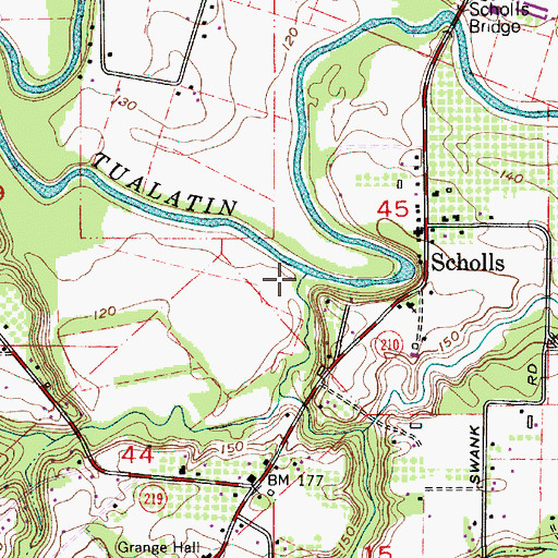 Topographic Map of McFee Creek, OR
