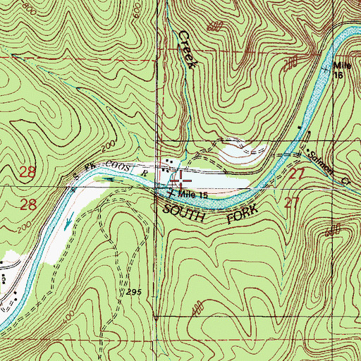 Topographic Map of McKnight Creek, OR