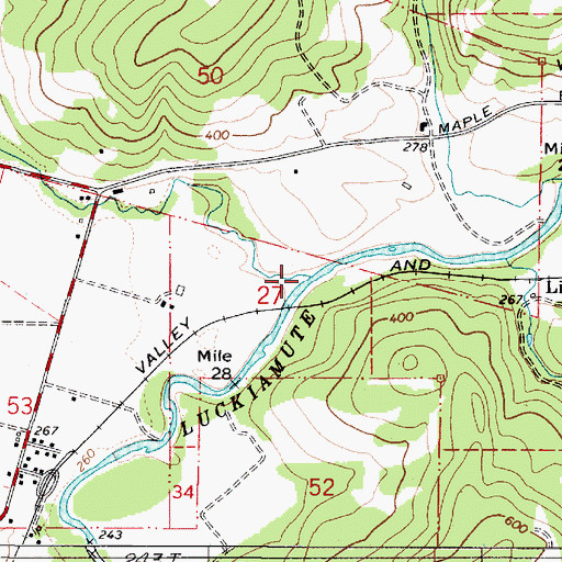 Topographic Map of McTimmonds Creek, OR