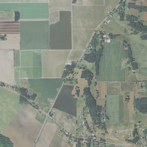 Aerial/Satellite Image of Miller Cemetery, OR
