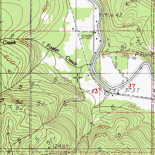 Topographic Map of Moody School, OR