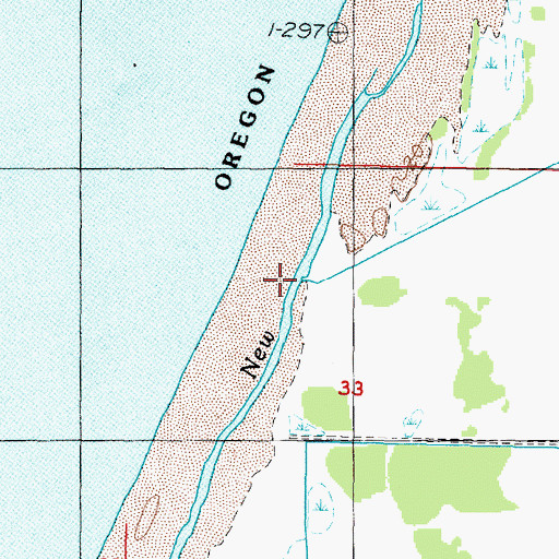 Topographic Map of Morton Creek, OR