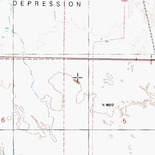 Topographic Map of Mosquito Creek, OR
