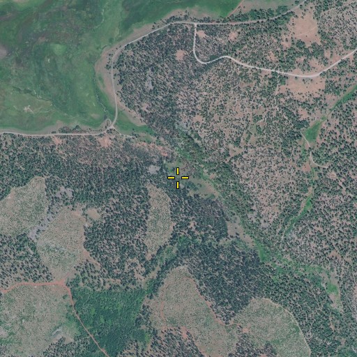Aerial/Satellite Image of Mud Creek Spring, OR