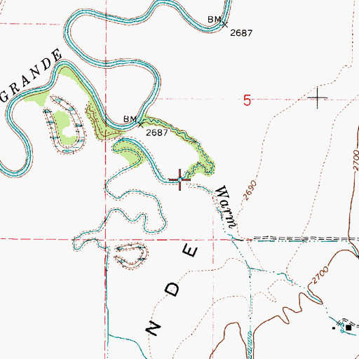 Topographic Map of Murphy Creek, OR