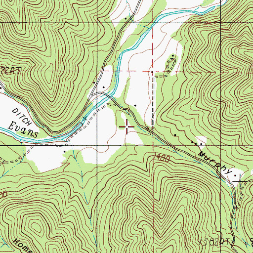 Topographic Map of Murphy Gulch, OR
