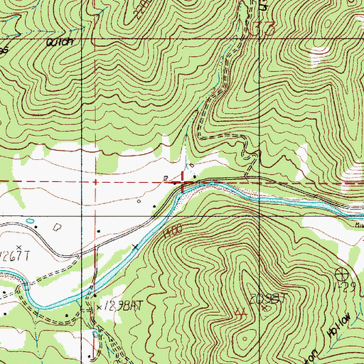 Topographic Map of Neathammer Creek, OR