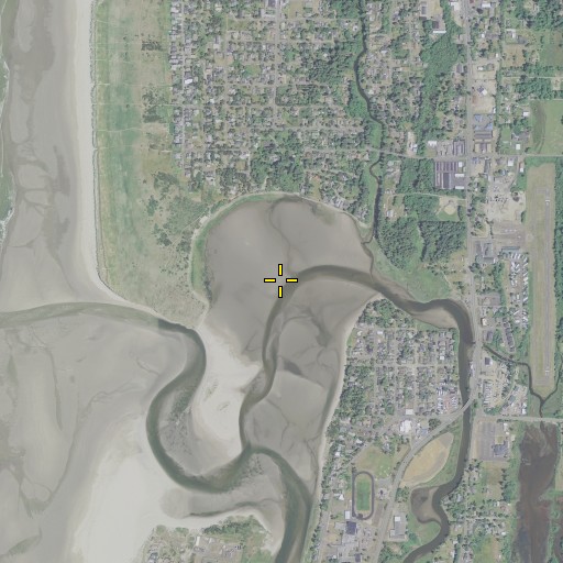 Aerial/Satellite Image of Neawanna Creek, OR