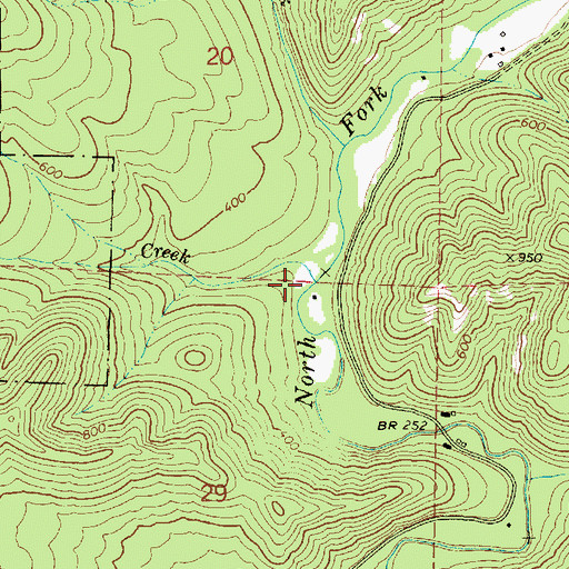 Topographic Map of Neely Creek, OR