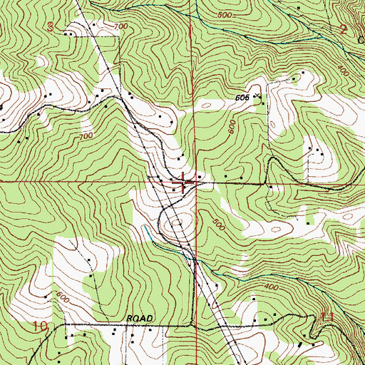 Topographic Map of Neer City School (historical), OR