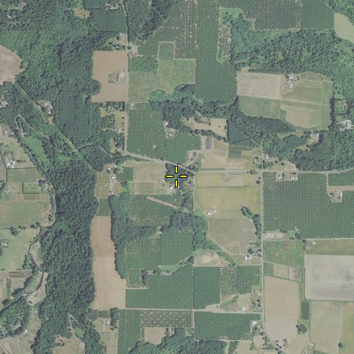 Aerial/Satellite Image of Normandin Spring, OR