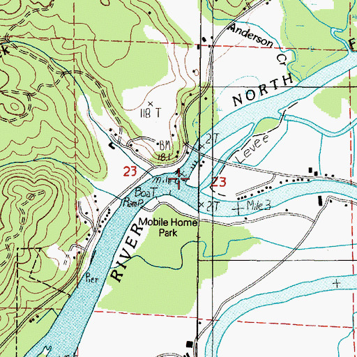 Topographic Map of North Fork Nehalem River, OR
