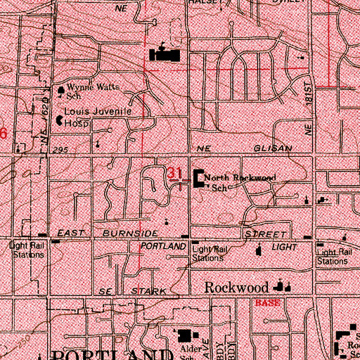 Topographic Map of Multisensory Learning Academy, OR