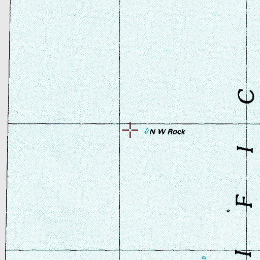 Topographic Map of Northwest Rock, OR