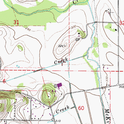 Topographic Map of Norton Creek, OR