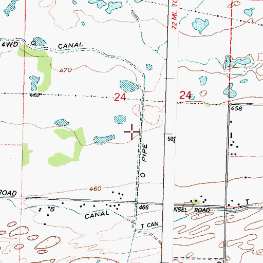 Topographic Map of O Pipe, OR