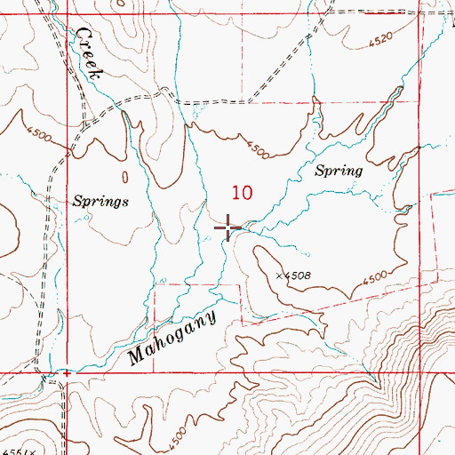 Topographic Map of Old Maids Creek, OR
